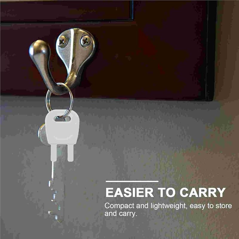 Toilet Paper Dispenser Replacement Keys 8pcs Plastic Commercial Home Kitchen Storage Box - Image 5